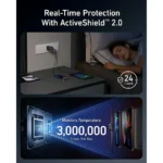 Anker 735 GaN III Prime 65W универсално мрежово зарядно, 3 порта, 2 USB-C, 1 USB-A, , черен - Image 3