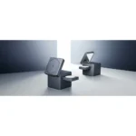 Anker 3in1 Cube мрежово безжично зарядно телефон, слушалки и часовник, 15W, MagSafe, сив - Image 3