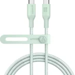Anker 544 Bio-Nylon USB-C кабел 140W Бързо зареждане – 1.8 m Зелен