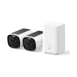 Смарт камера Eufy E40 комплект от 2 WiFi безжични камери, 2K HD, MaxColour Vision, Homebase 3