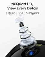 Смарт камера Eufy E40 комплект от 2 WiFi безжични камери, 2K HD, MaxColour Vision, Homebase 3 - Image 7