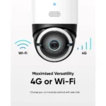 Смарт камера Eufy Security 4G LTE Cam S330, WiFi, със соларен панел, 4K UHD, Pan/Tilt, бял - Image 2