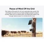 Смарт камера Eufy Security 4G LTE Cam S330, WiFi, със соларен панел, 4K UHD, Pan/Tilt, бял - Image 6