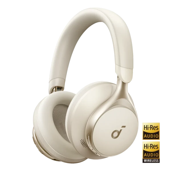Anker Soundcore Space One, ANC слушалки, 40mm, LDAC Кремав — 01.png