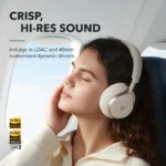 Anker Soundcore Space One, ANC слушалки, 40mm, LDAC Кремав — 04.jpg