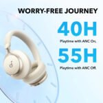Anker Soundcore Space One, ANC слушалки, 40mm, LDAC Кремав — 05.jpg